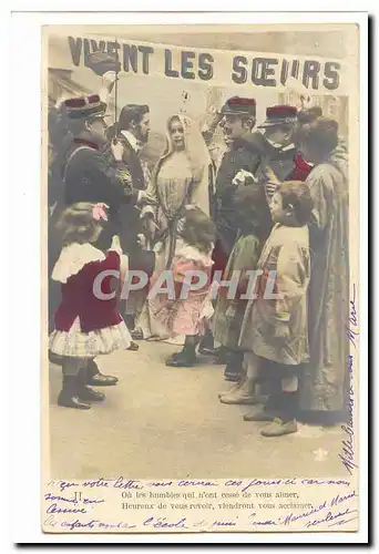 Cartes postales Vivent les soeurs Ou les humbles qui n'ont cesse de vous aimer (soldats)