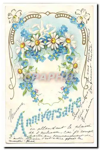 Cartes postales Fantaisie Heureux anniversaire