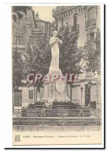 Dijon Ansichtskarte AK Monument Grangier Statue de la bonte