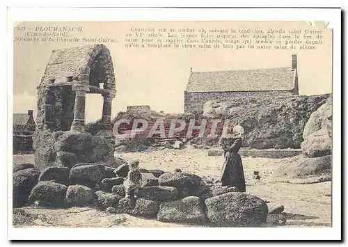 Ploumanach Cartes postales L'oratoire et la chapelle Saint Guirec