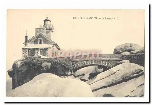 Ploumanach Cartes postales Le phare (lighthouse)