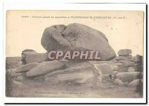 Cartes postales Caillou geant en equilibre a Ploumanach Tregastel