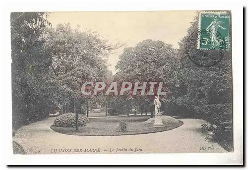 Chalons sur Marne Ansichtskarte AK Le jardin du Jard