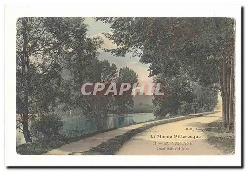 La Marne pittoresque La Varenne Cartes postales Quai Saint Hilaire