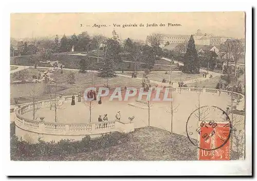 angers Cartes postales Vue generale du jardin des plantes