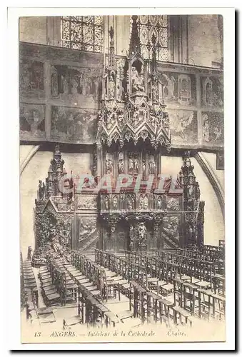 angers Cartes postales Interieur de la cathedrale