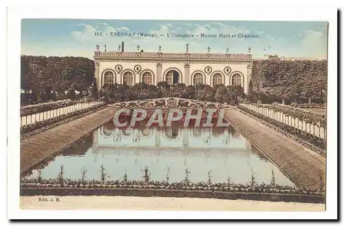 Epernay Cartes postales L'orangerie Maison Moet et Chandon