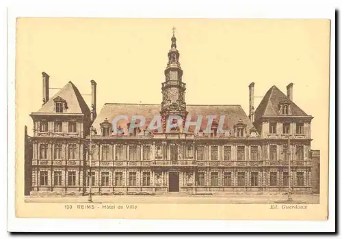 Reims Cartes postales hotel de ville