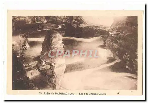 Puits de Padirac Cartes postales lac des grands Gours