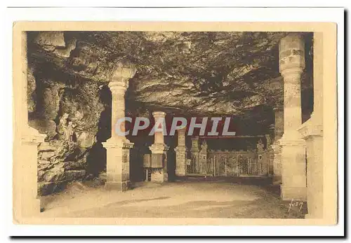 Rocamadour Ansichtskarte AK interieur de la grotte de la mise au tombeau