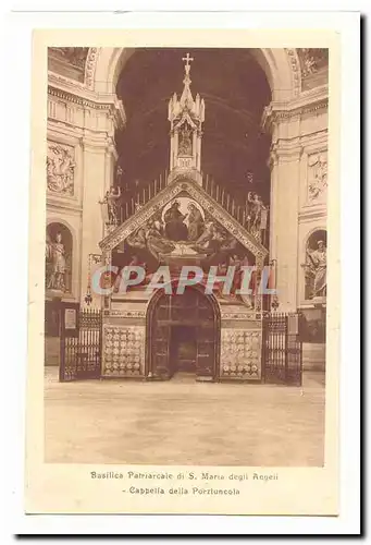 Italie Italia Basilica patriarcale di S MAria degli Angeli Ansichtskarte AK Cappella della Porziuncola