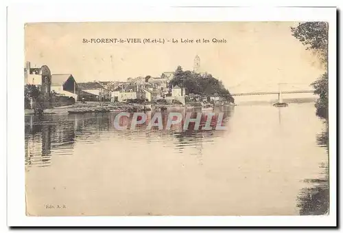 st Florent le Vieil Cartes postales La Loire et les quais