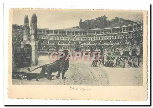 italie italia Cartes postales ultima pregriera (lion priere arenes arena)