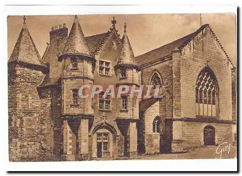 Angers Cartes postales Le chateau le petit chateau et la chapelle