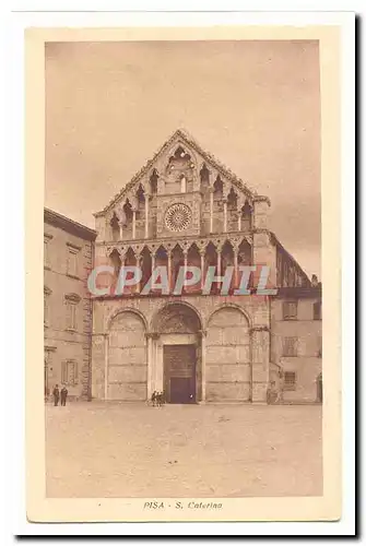 italie Italia Cartes postales Pisa Cartes postales S Caterina