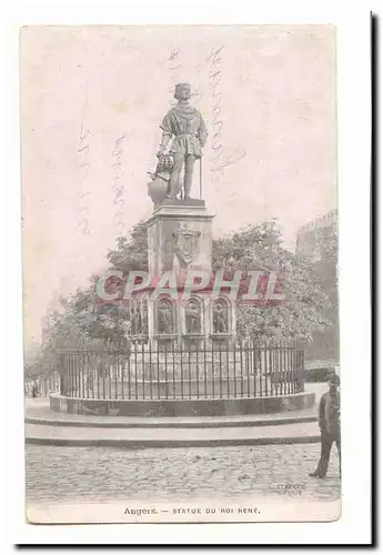 angers Cartes postales Statue du roi Rene