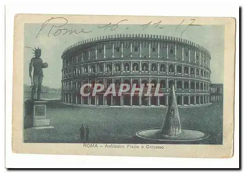 italie italia Roma Cartes postales Anfiteatro Flavio o Colosseo