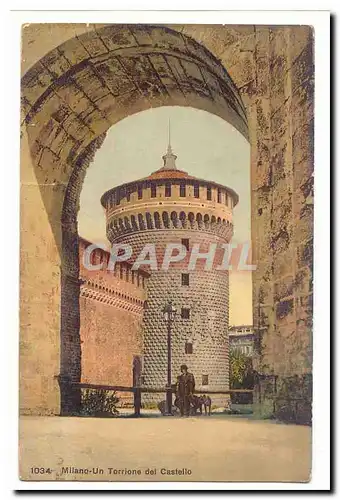 italie italia Milano Cartes postales Un Torrione del CAstello