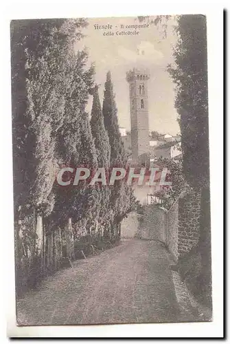 italie italia Fiesole Cartes postales il campanile della cattedrale