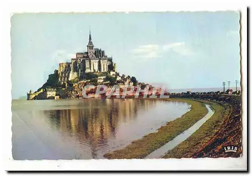 Mont Saint Michel Cartes postales Vue generale prise a maree montante