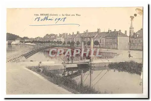 Briare Cartes postales Le quai aux vins