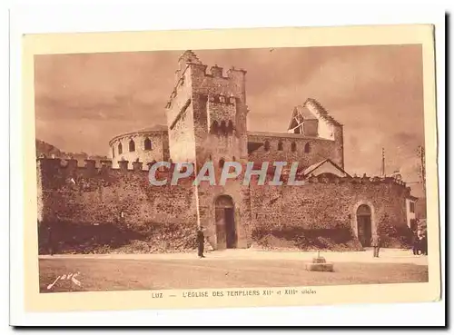 Luz Cartes postales L&#39eglise des templiers