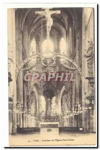 Vire Cartes postales Interieur de l&#39eglise notre Dame