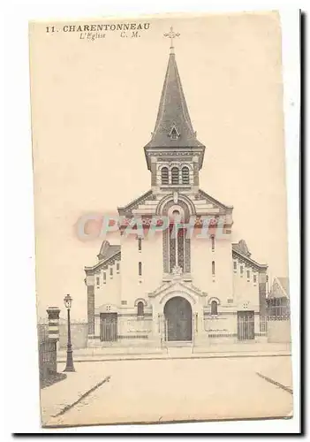 Charentonneau Cartes postales L'eglise