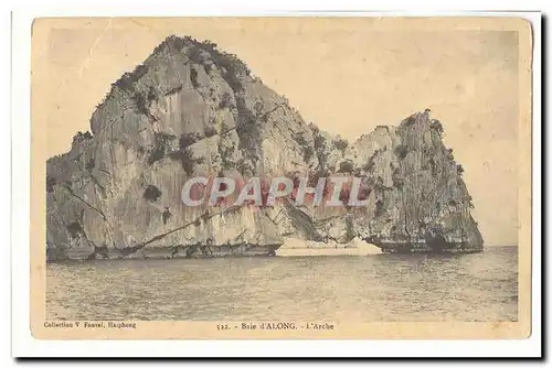 Cartes postales Baie d&#39Along l&#39arche Indochine Vietnam