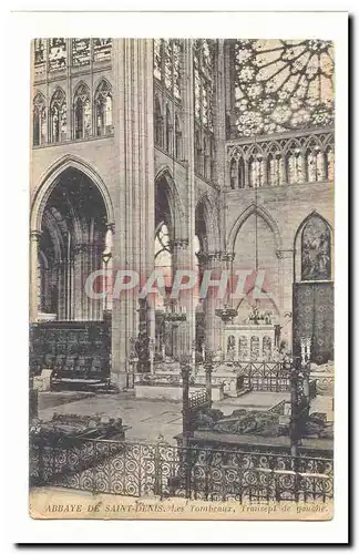 Ansichtskarte AK Abbaye de Saint Denis Les tombeaux Transept de gauche