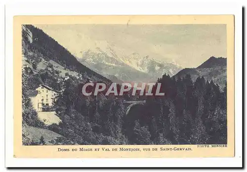 Ansichtskarte AK Dome du Miage et val de Montjoie vus de Saint Gervais