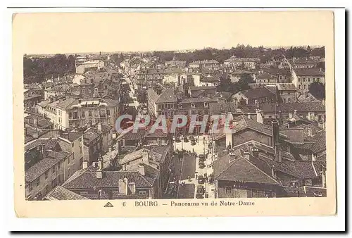 Bourg Cartes postales Panorama vu de Notre DAme