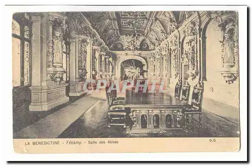 La Benedictine Cartes postales Fecamp Salle des Abbes