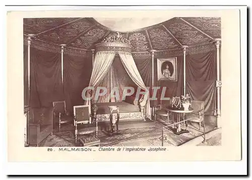 Malmaison Cartes postales Chambre de l&#39imperatrice Josephine