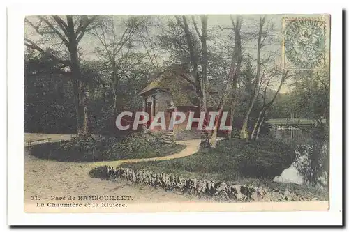 Rambouillet Cartes postales Le parc La chaumiere et la riviere