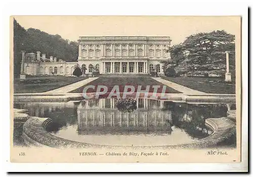 Vernon Cartes postales Chateau de Bizy facade a l'est
