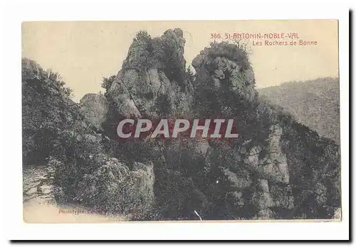 St Antonin Noble Val Ansichtskarte AK Les rochers de Bonne