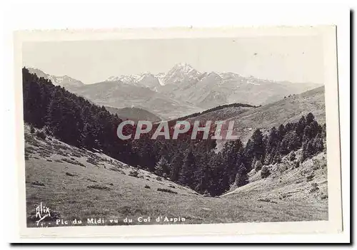 Cartes postales Pic du Midi vu du col d&#39Aspin