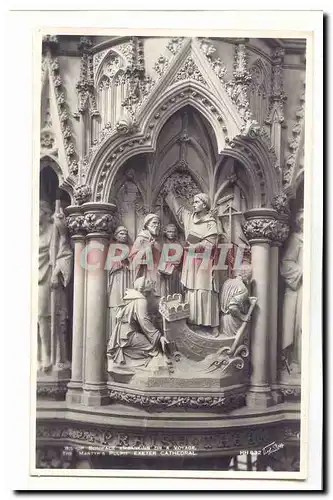 Boniface embarking on a voyage Exeter catedral Cartes postales