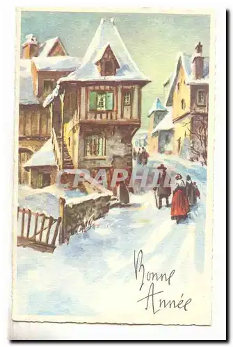 Cartes postales Fantaisie Bonne annee