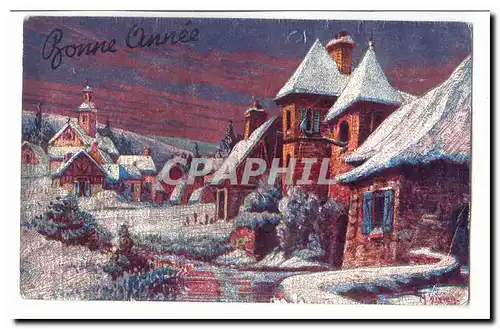 Cartes postales Fantaisie Bonne annee