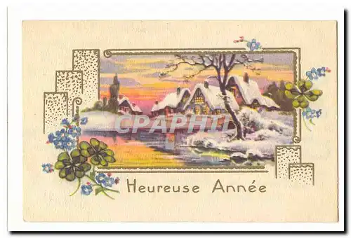 Cartes postales Fantaisie Heureuse annee