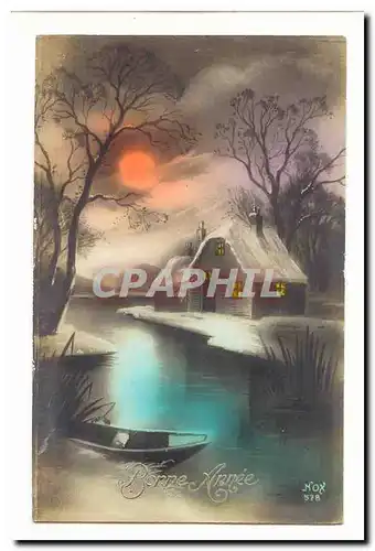 Cartes postales Fantaisie Bonne annee