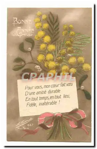 Cartes postales Fantaisie Bonne annee