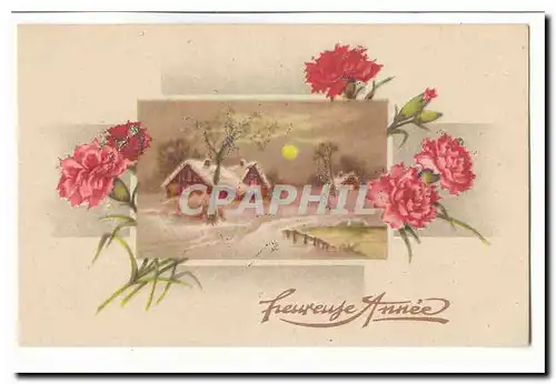 Cartes postales Fantaisie Heureuse annee