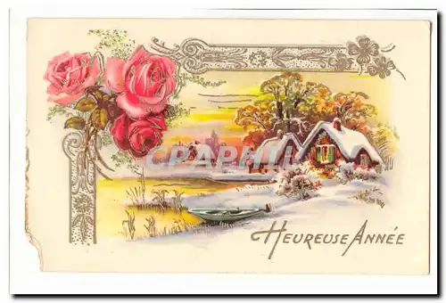 Cartes postales Fantaisie Heureuse annee