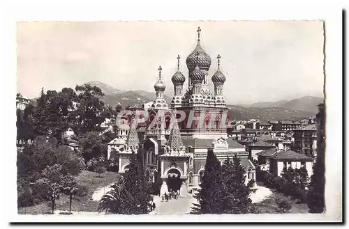 Nice Ansichtskarte AK l&#39eglise russe (russian church Russia Russie)