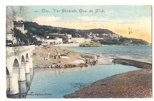 Nice Cartes postales Vue generale Quai du Midi