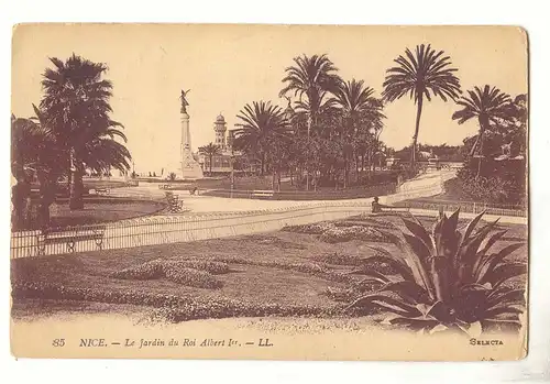 Nice Cartes postales Le jardin du roi Albert 1er