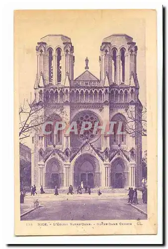 Nice Cartes postales L&#39eglise Notre Dame